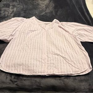 Old Navy Soft Pink Checkered Shirt
